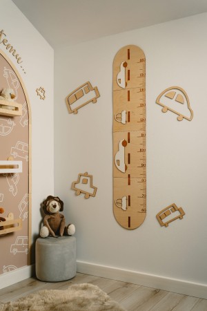 Miarka wzrostu samochodziki