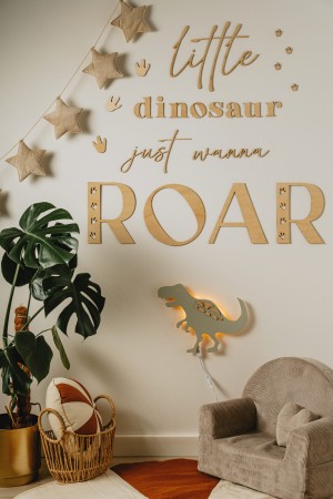 lampka w kształcie dinozaura do pokoju chłopca