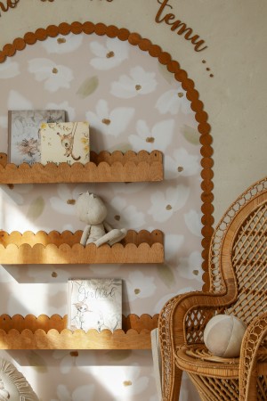 półka z falbanką do pokoju dziecięcego