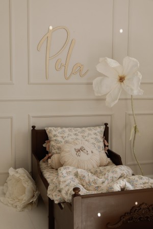 imię drewniane na ścianę