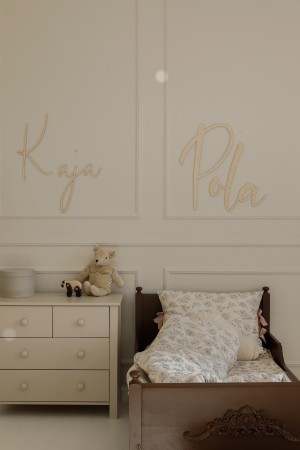 imię dziecka na ścianę dekoracja do pokoju dziecięcego