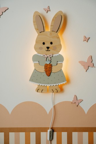 Przejdź do produktu Lampka nocna króliczek retro 