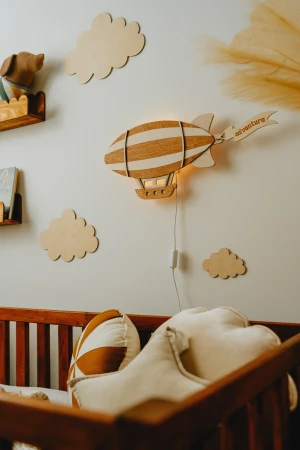 lampka ścienna sterowiec zeppelin