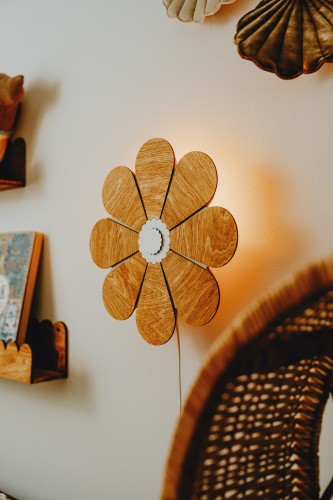 Przejdź do produktu Lampka nocna kwiatek vintage do pokoju dziecka