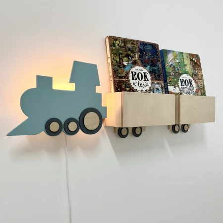 lampka pociąg do pokoju dziecka