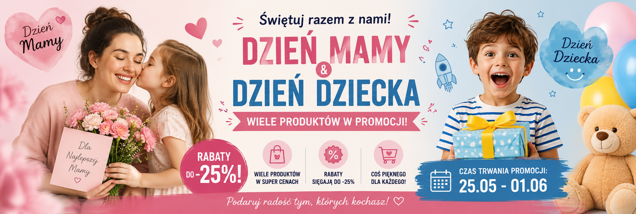 promocja na dzień mamy i dziecka 
