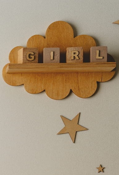 Drewniane klocki GIRL