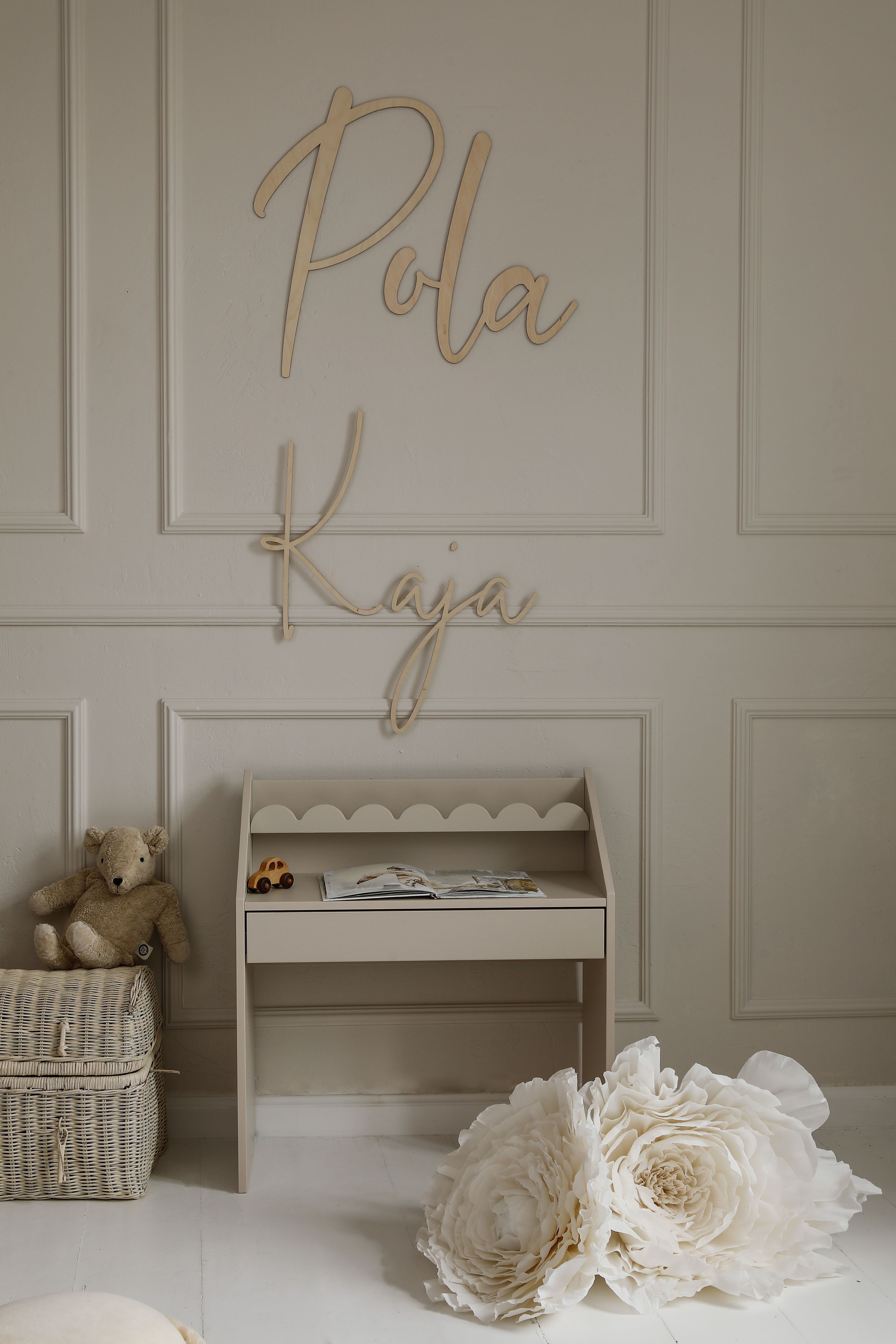 imię dziecka na ścianę